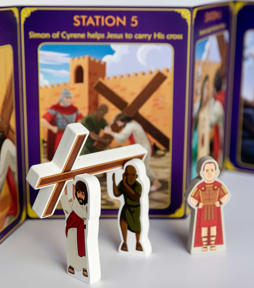 Stations of the Cross Pray & Play Set