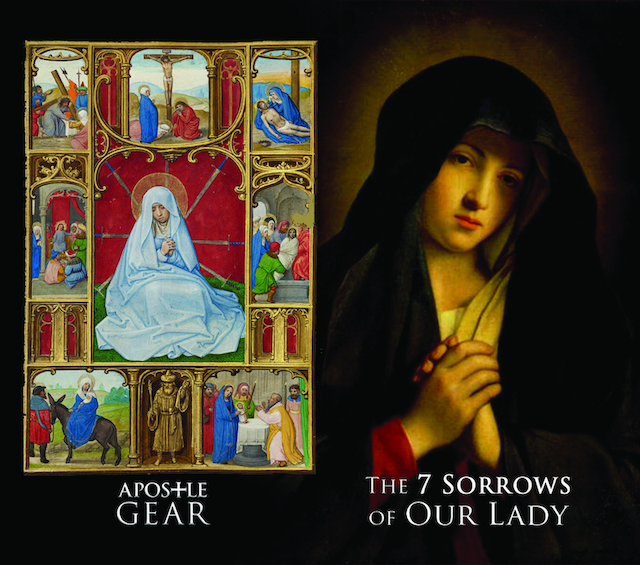 Seven Sorrows Rosary Devotional Set