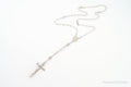 Vintage Crystal Rosary Necklace
