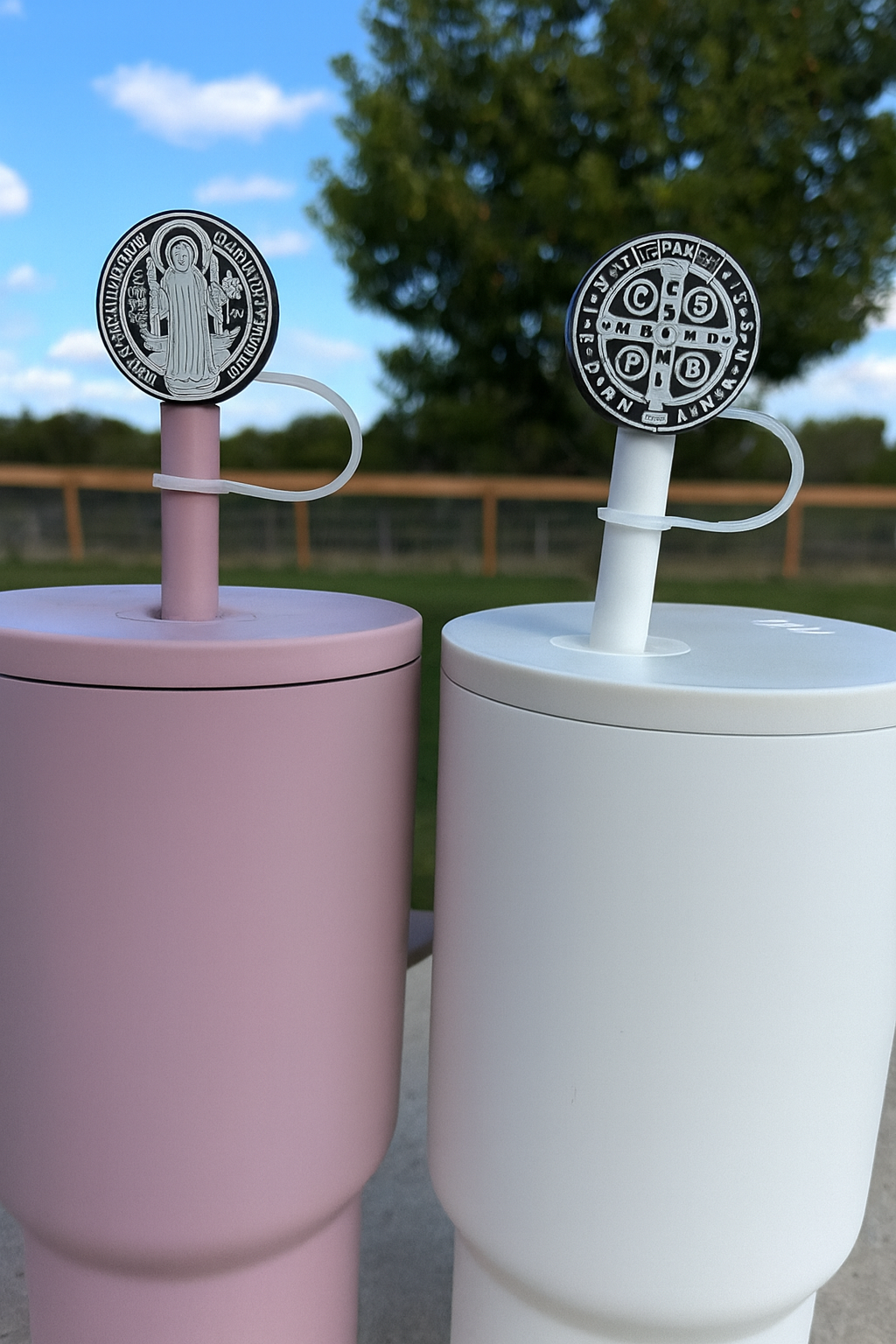 St. Benedict Straw Toppers