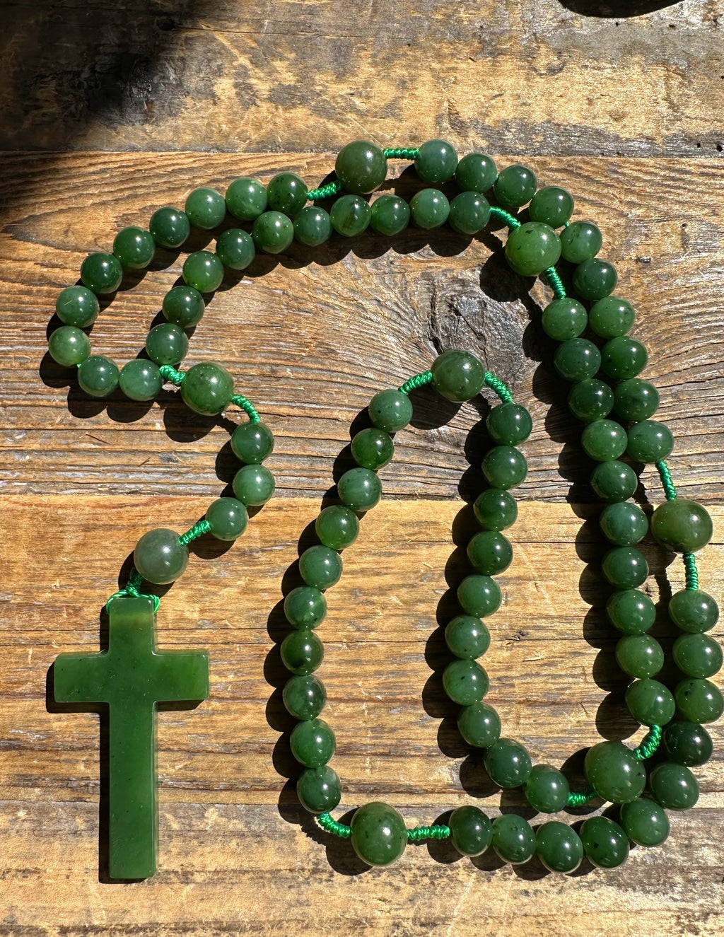 Jade Seven Sorrows Rosary