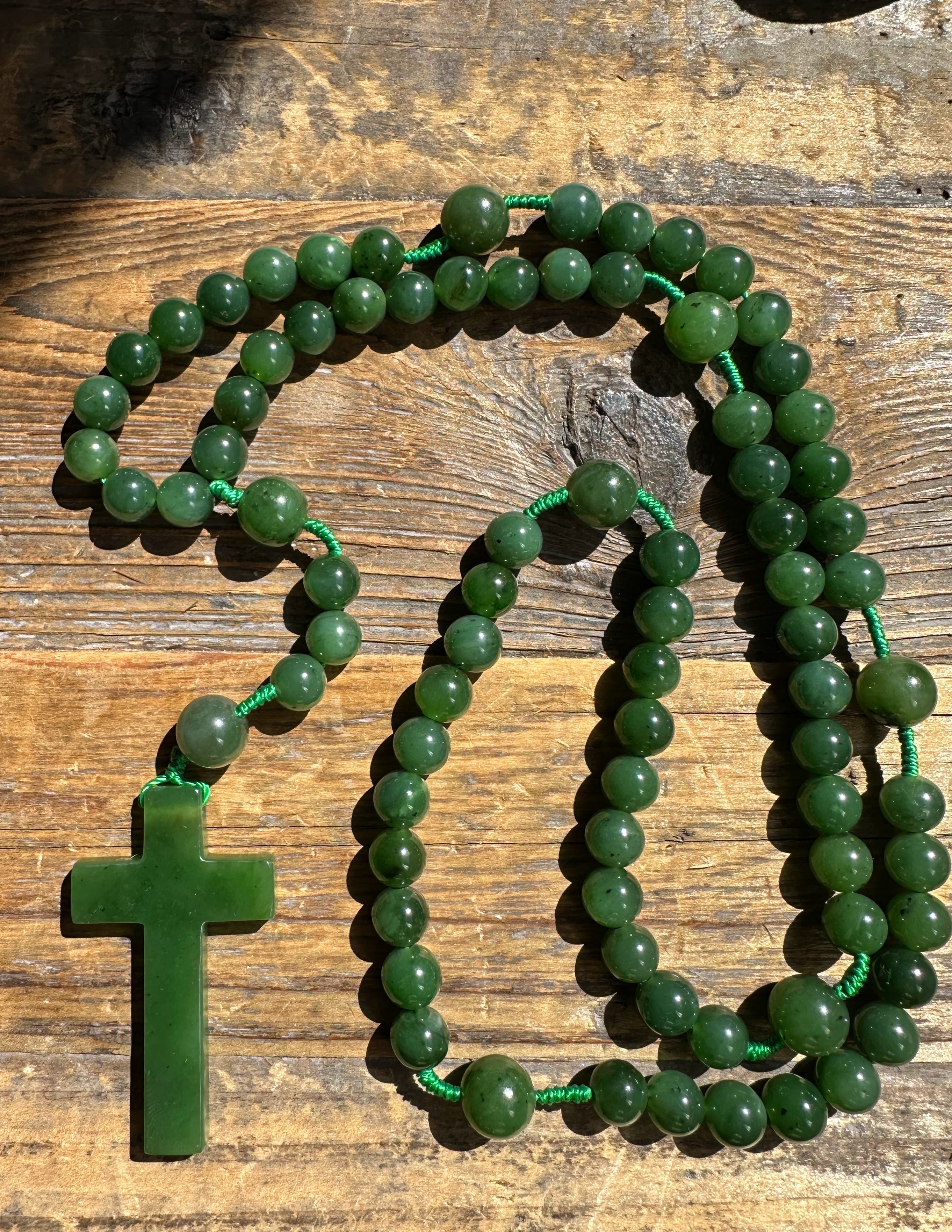 Jade Seven Sorrows Rosary