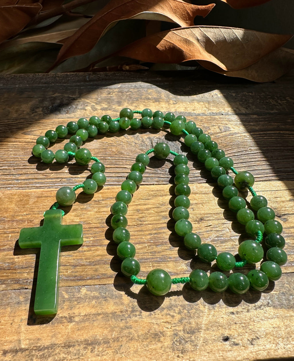 Jade Seven Sorrows Rosary