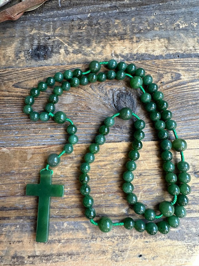 Jade Seven Sorrows Rosary