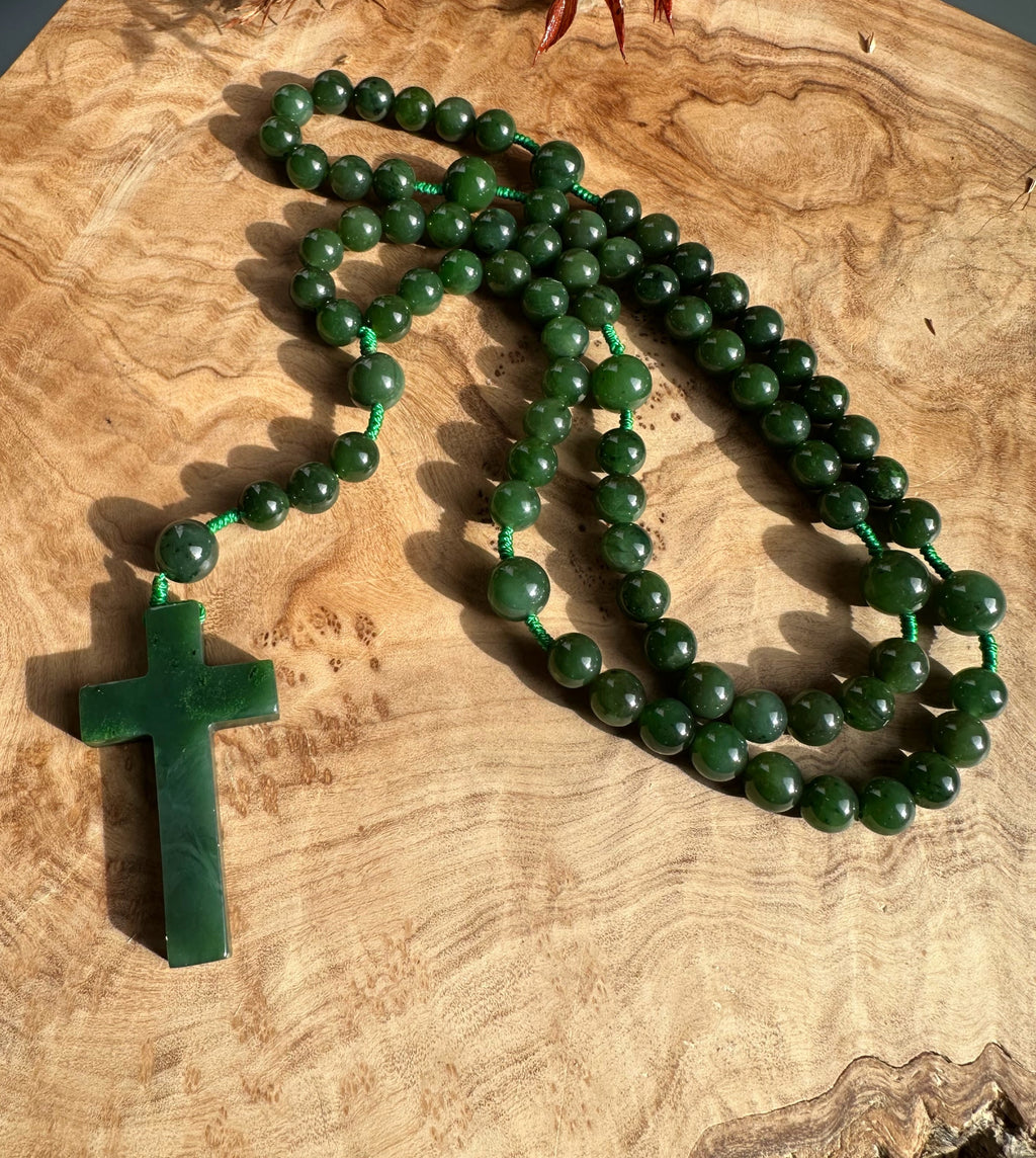 Jade Seven Sorrows Rosary