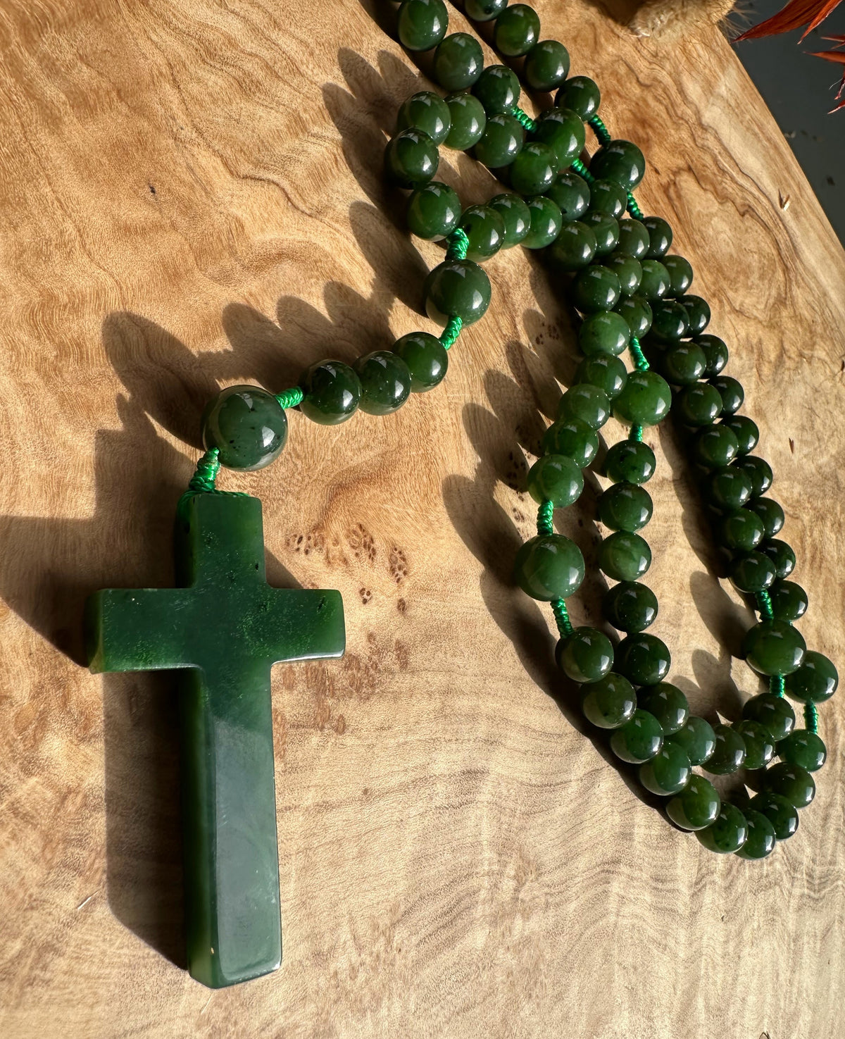 Jade Seven Sorrows Rosary