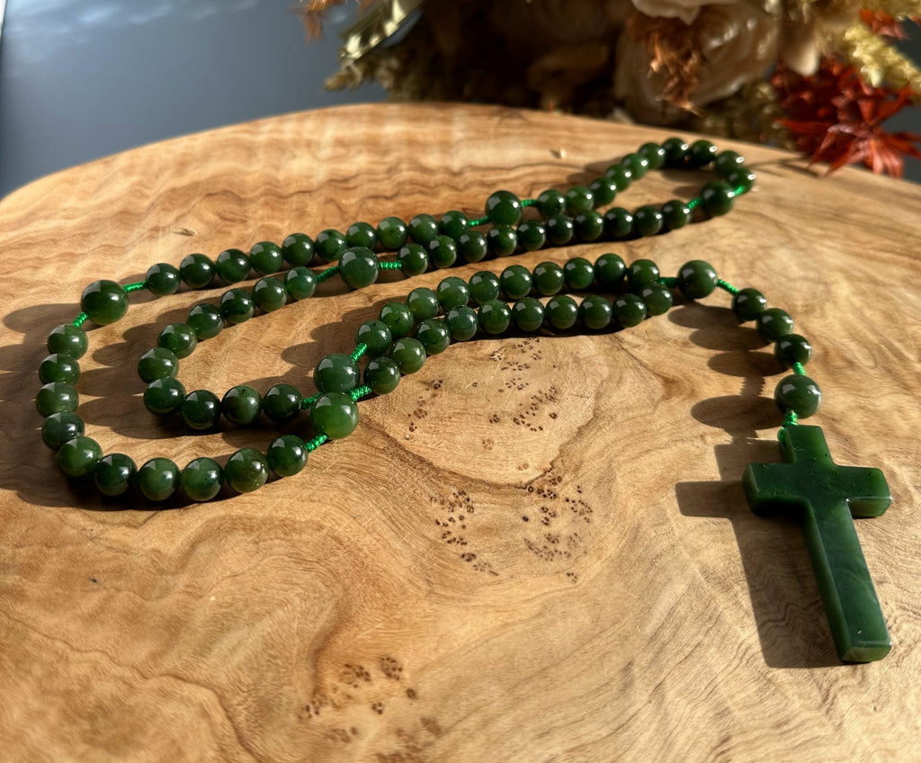 Jade Seven Sorrows Rosary