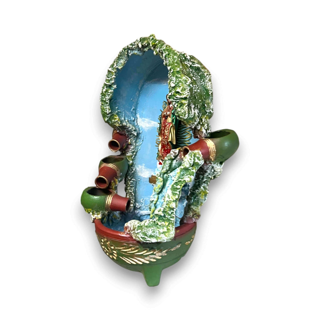 Mexican Painted Garden Fountain