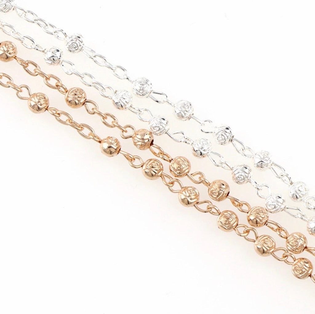 Rose Bead Pocket Rosary