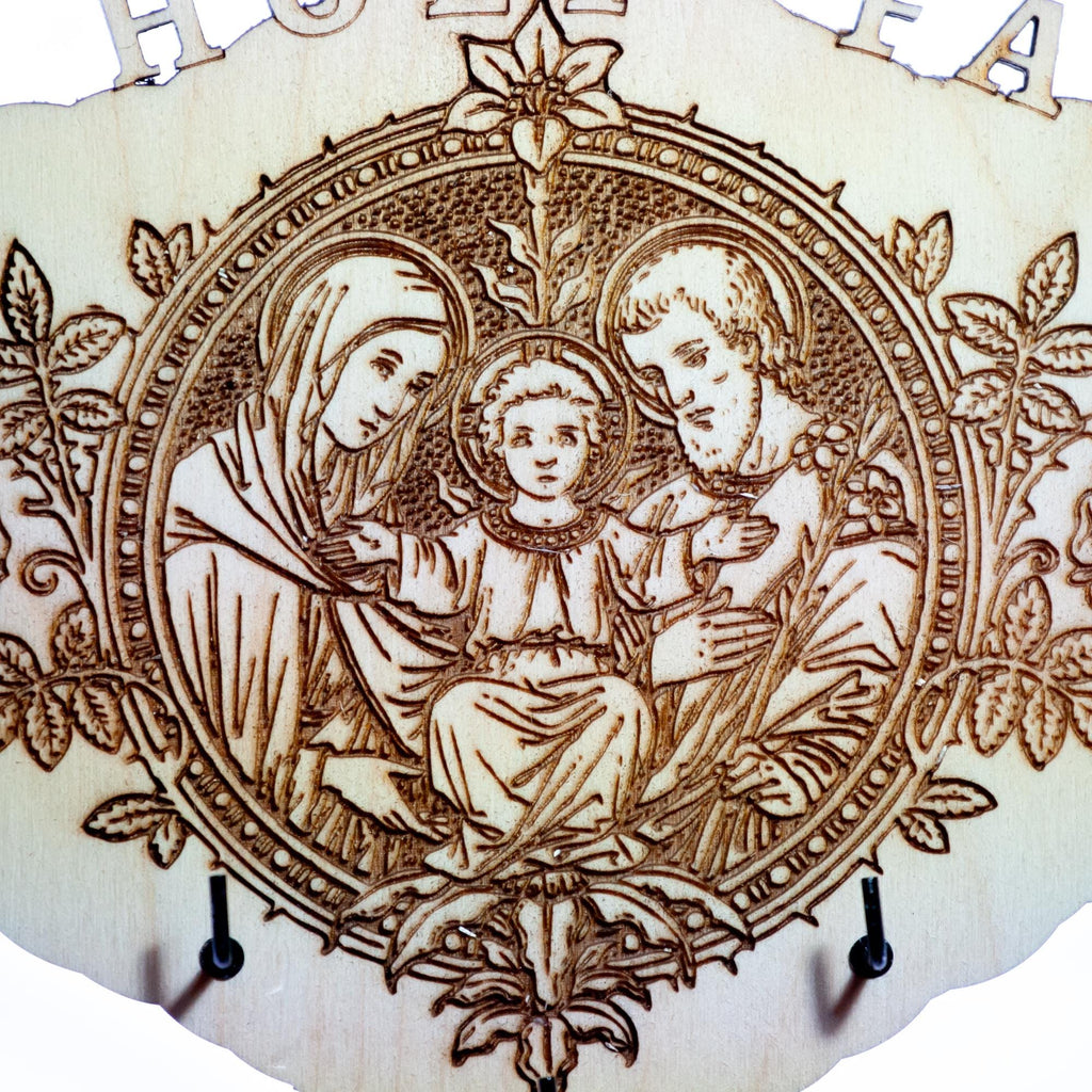 Holy Family Rosary Hanger
