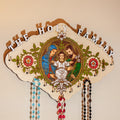 Holy Family Rosary Hanger – Large, Hand-Colored