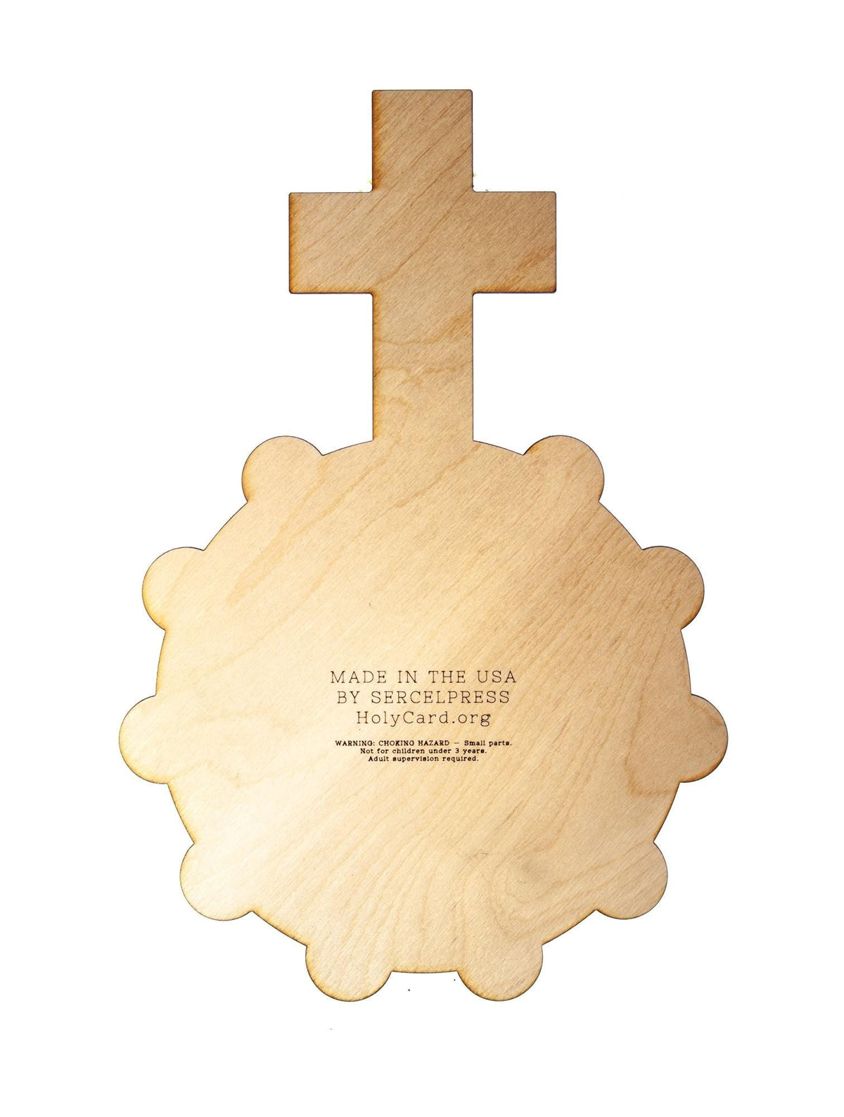 Interactive Wooden Rosary Board