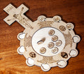Interactive Wooden Rosary Board