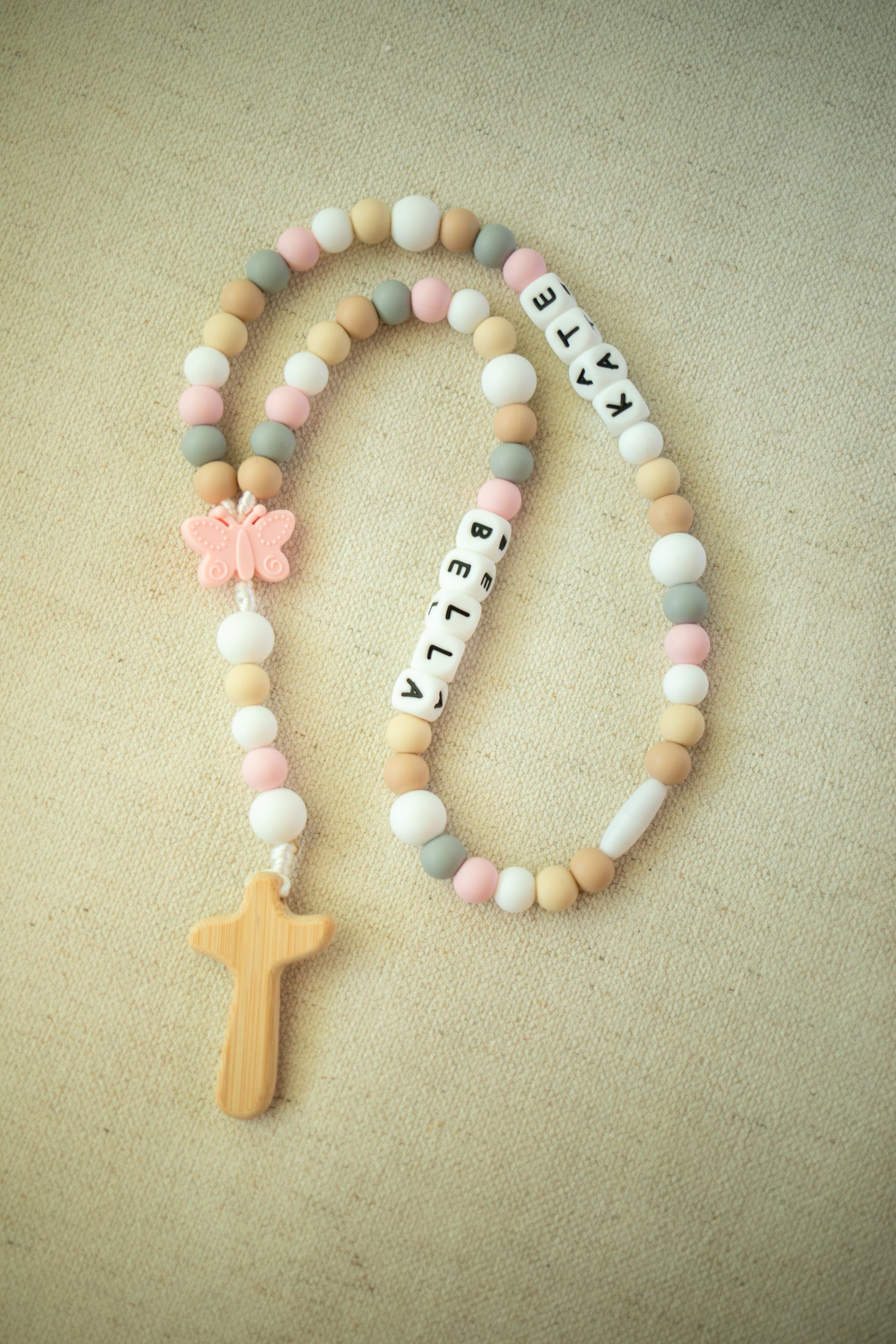 Kateri Baby Rosary – Light Pink