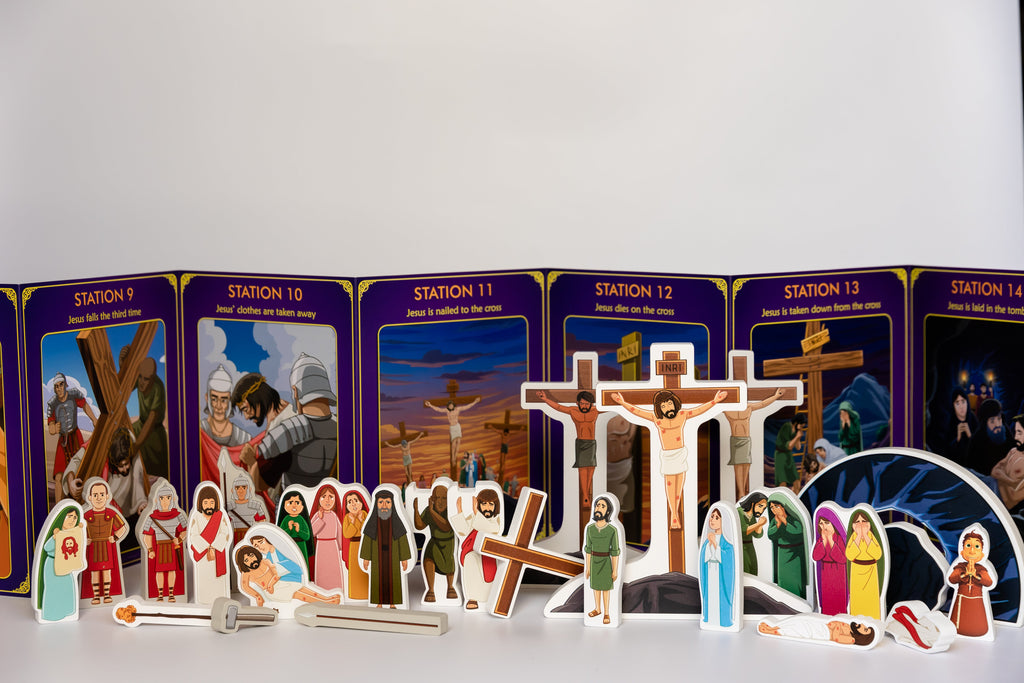 Stations of the Cross Pray & Play Set
