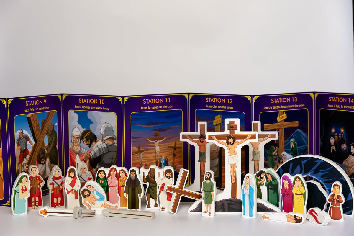 Stations of the Cross Pray & Play Set