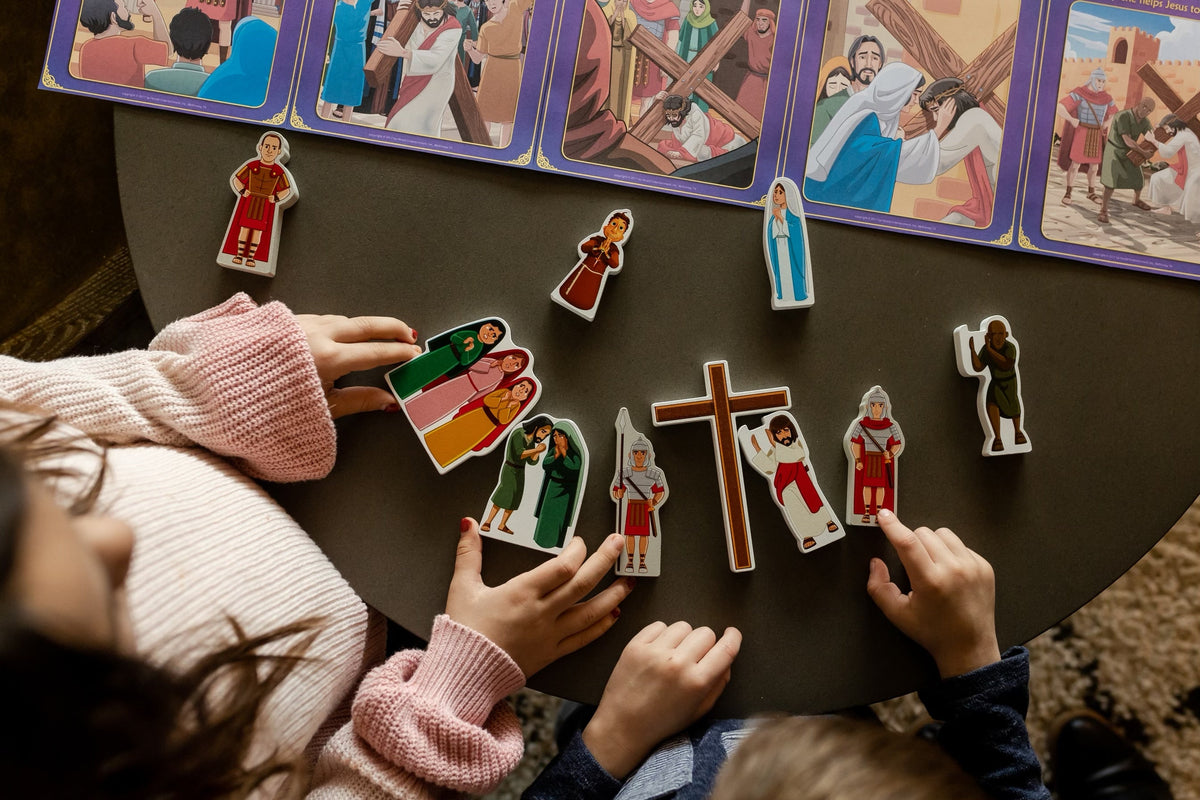 Stations of the Cross Pray & Play Set