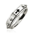 Spinning Rosary Ring - Stainless Steel